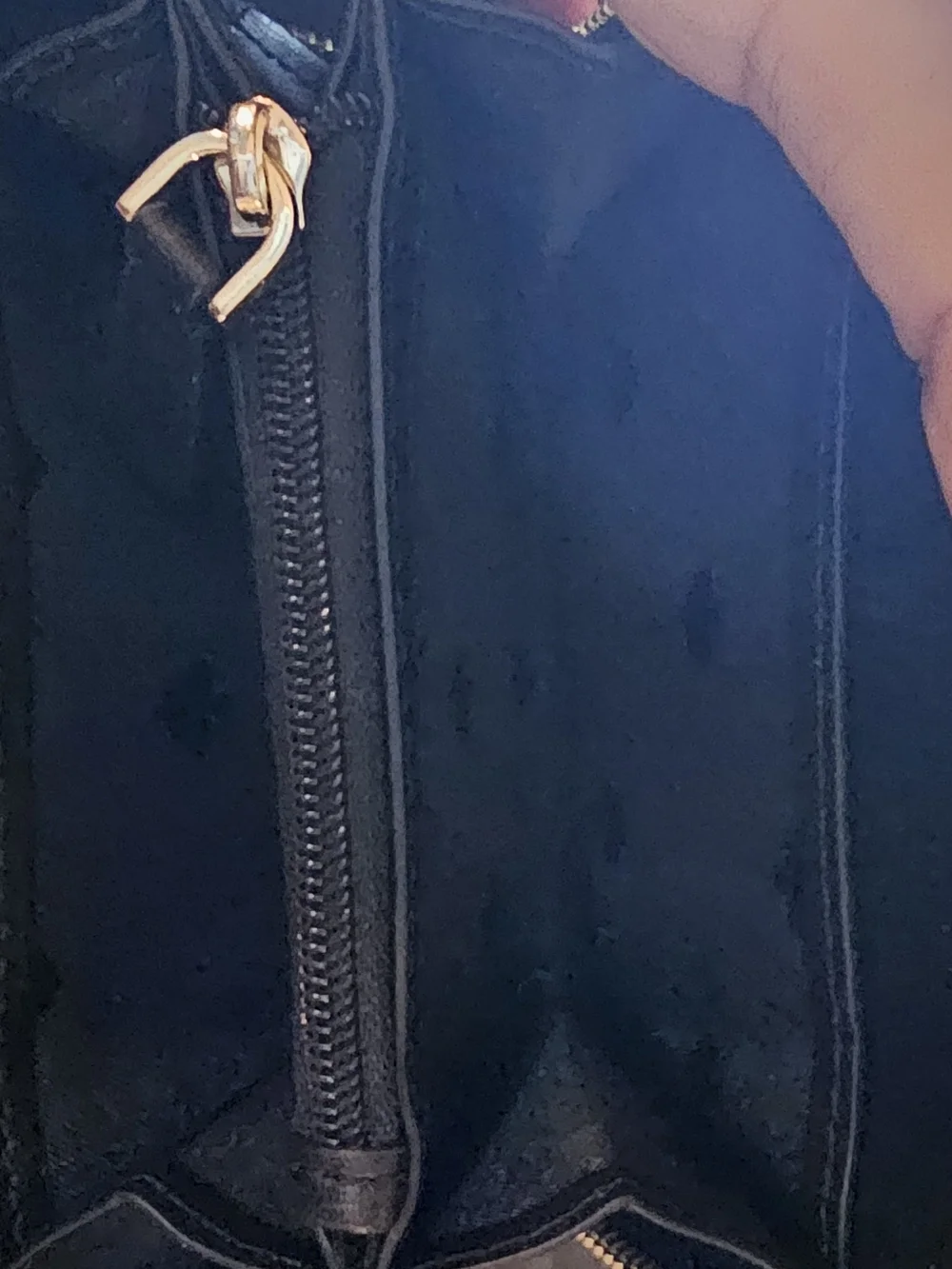 Kate Spade NY Leather Crossbody Bag with Blue Scarf Accent And Wallet